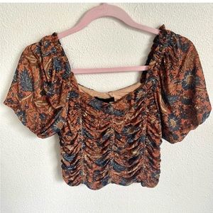 House of Harlow Sweetheart Off shoulder Top